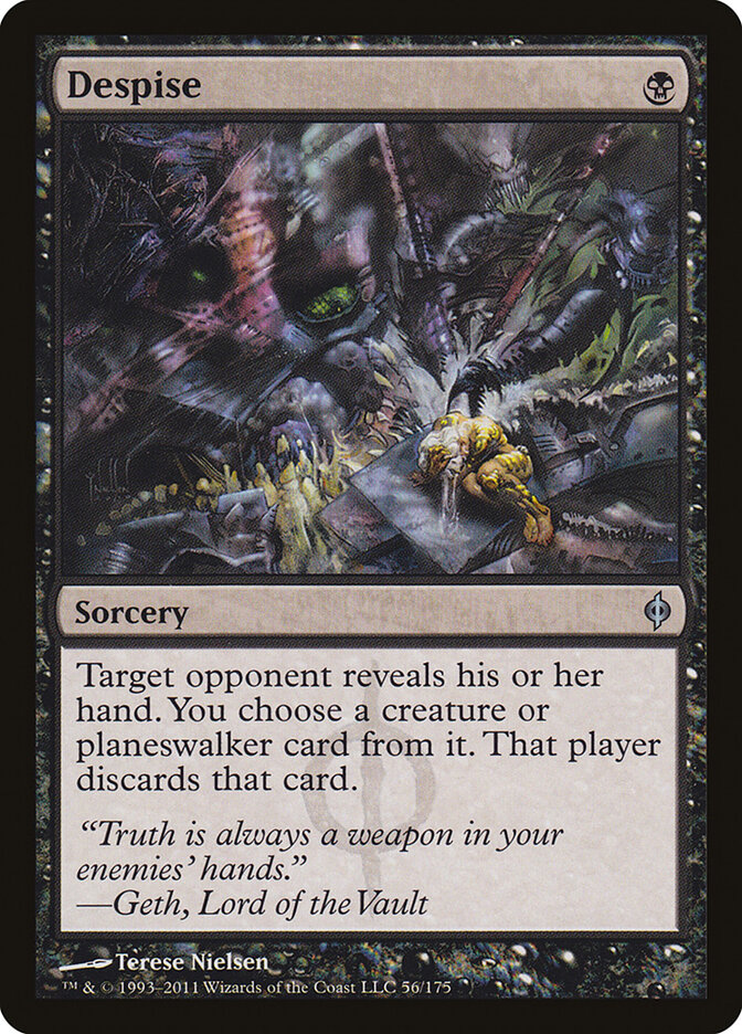 Despise card front