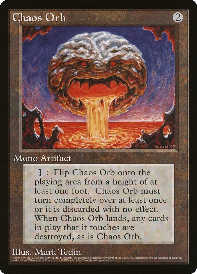 Chaos Orb card front
