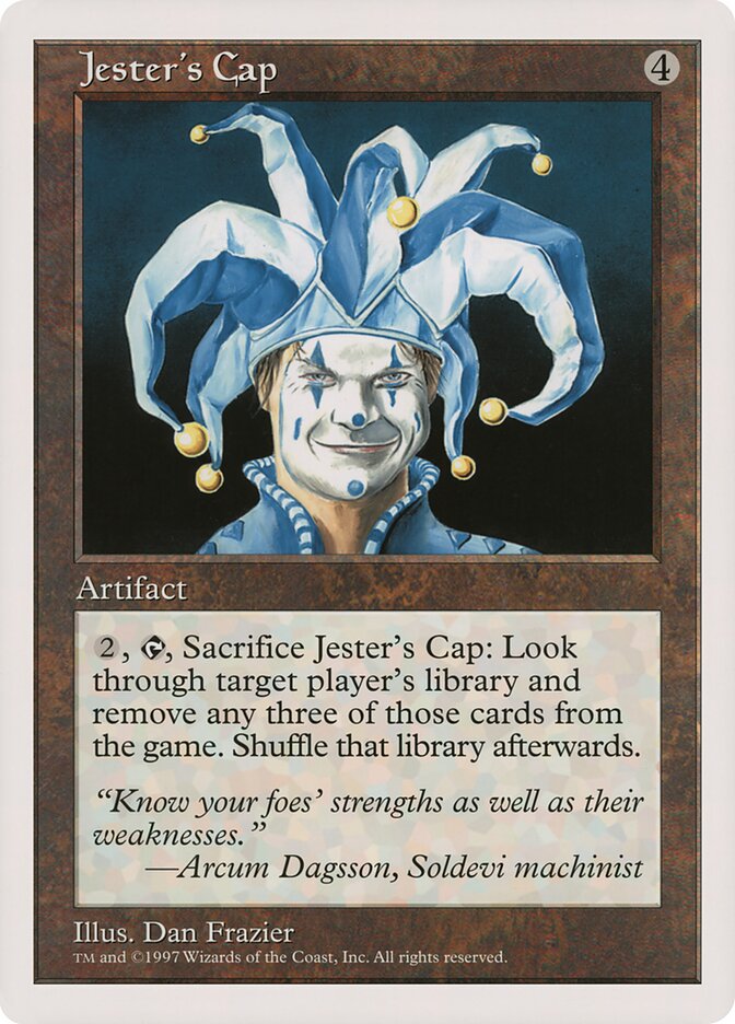 Jester's Cap card front