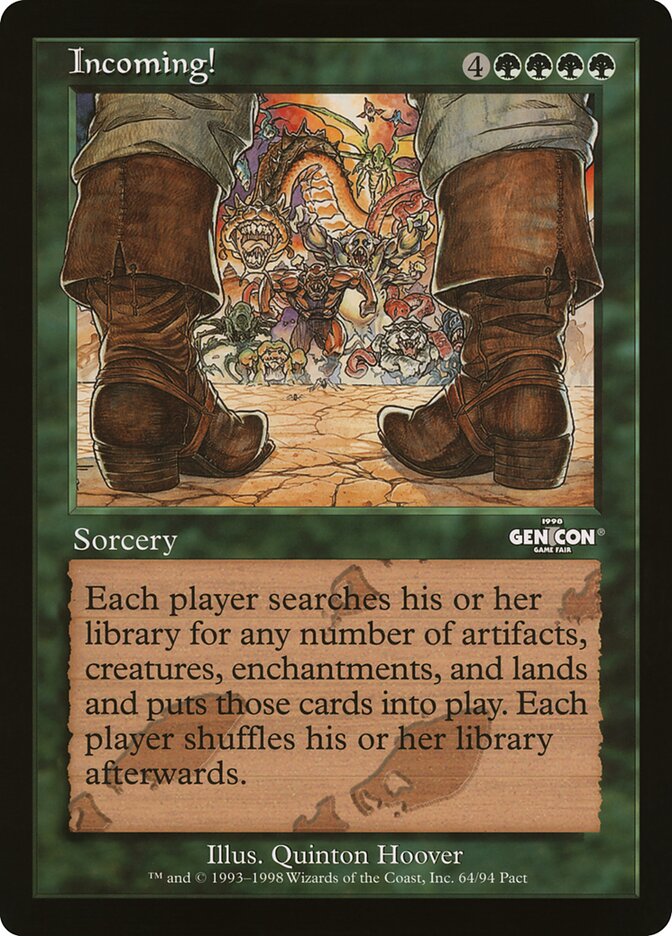 Incoming! card front