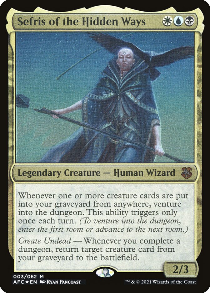 Sefris of the Hidden Ways card front