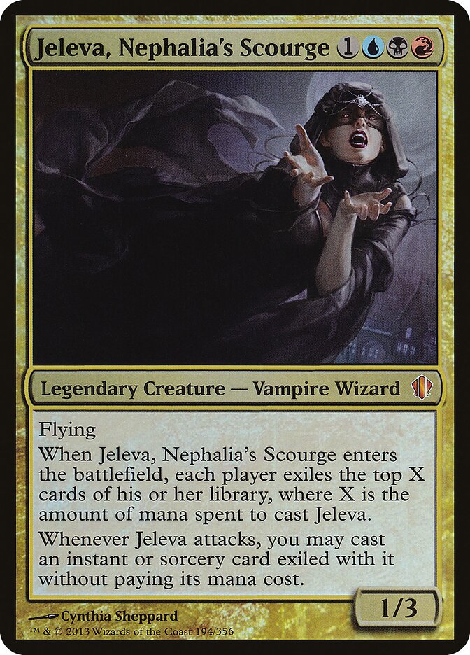Jeleva, Nephalia's Scourge card front