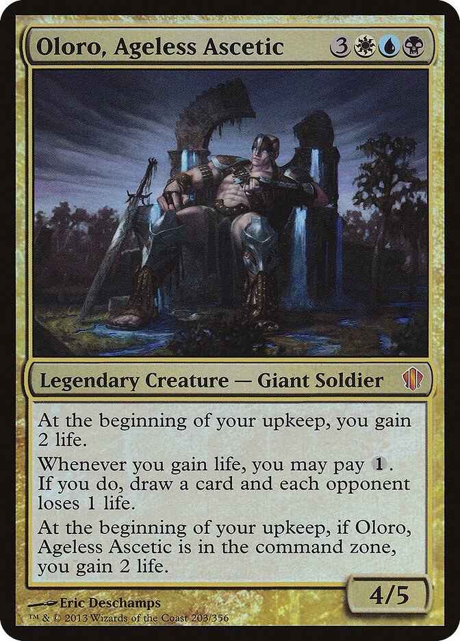 Oloro, Ageless Ascetic card front