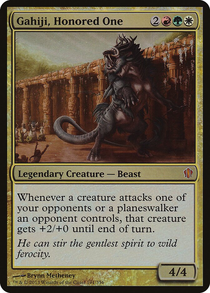 Gahiji, Honored One card front