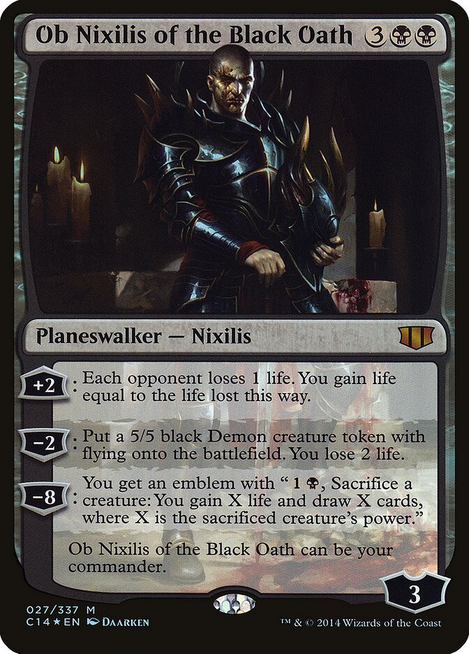 Ob Nixilis of the Black Oath card front