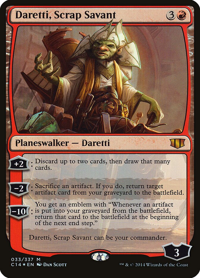 Daretti, Scrap Savant card front