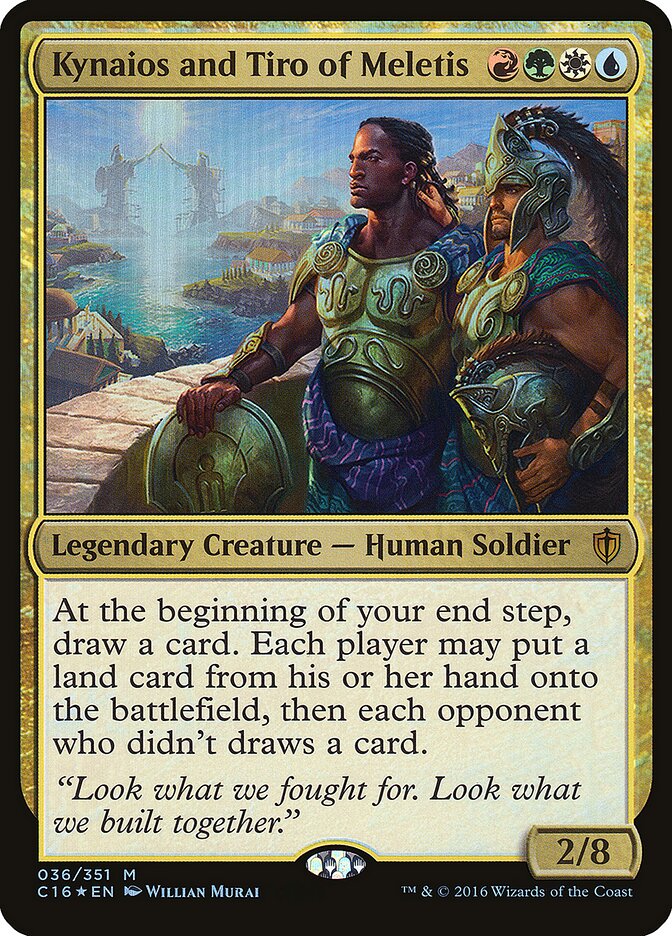 Kynaios and Tiro of Meletis card front