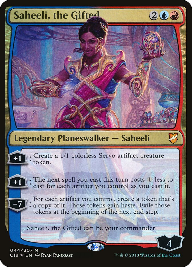 Saheeli, the Gifted card front