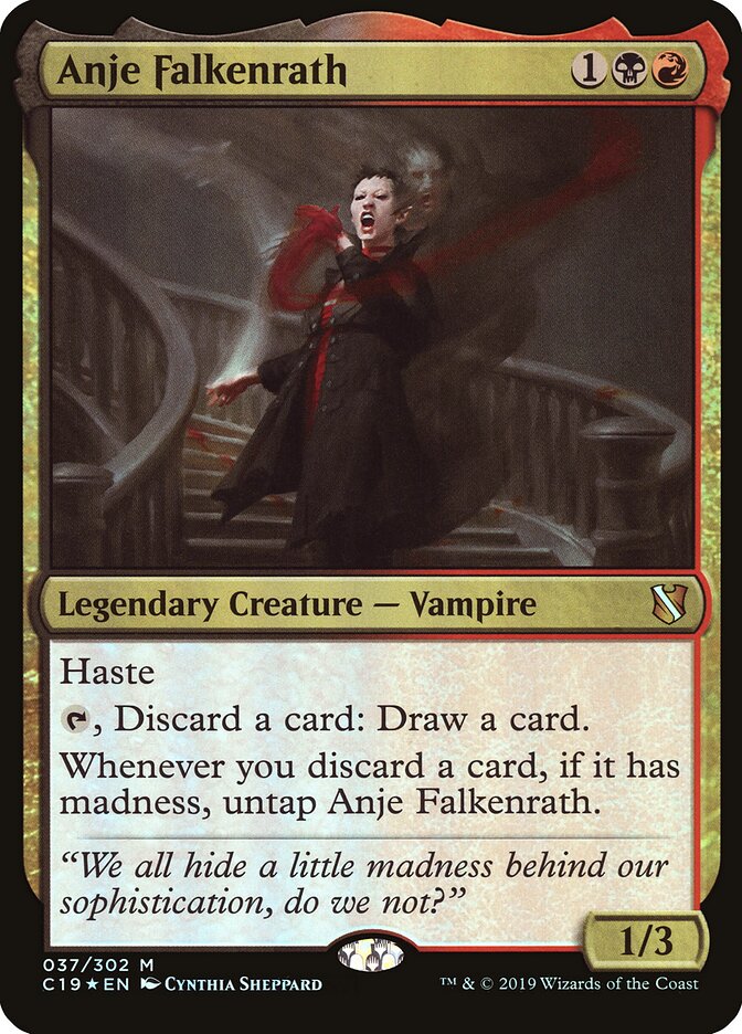 Anje Falkenrath card front