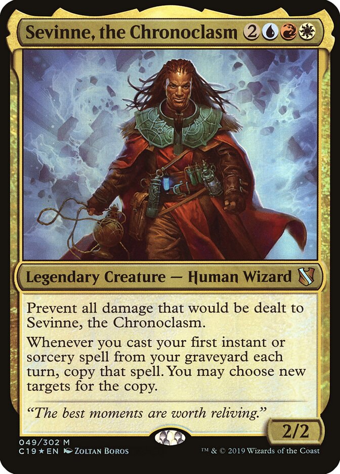 Sevinne, the Chronoclasm card front