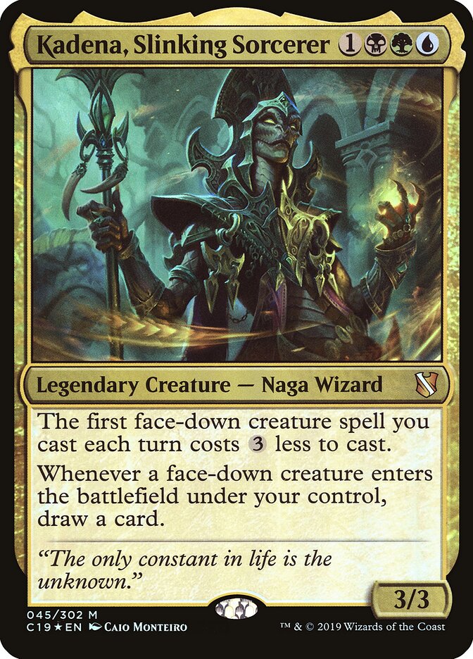Kadena, Slinking Sorcerer card front