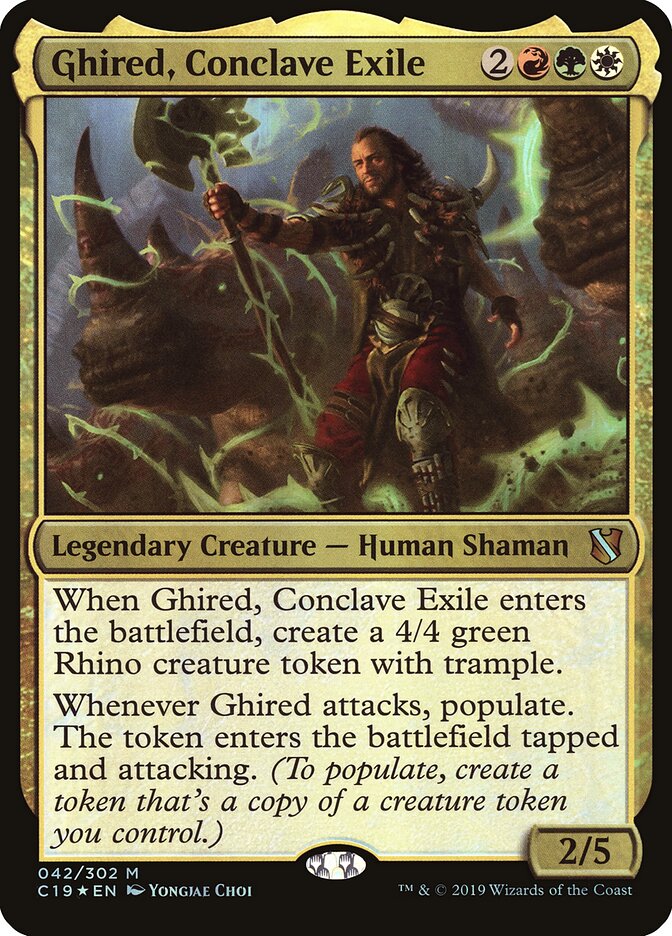 Ghired, Conclave Exile card front
