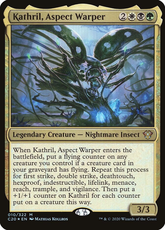 Kathril, Aspect Warper card front