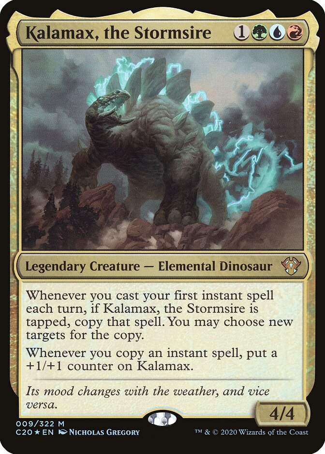 Kalamax, the Stormsire card front