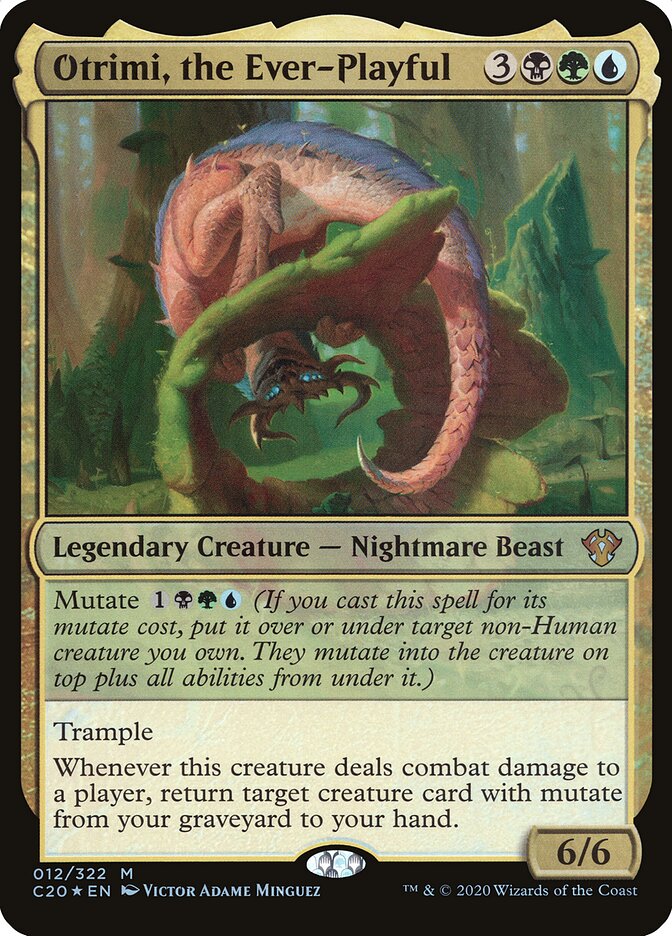 Otrimi, the Ever-Playful card front