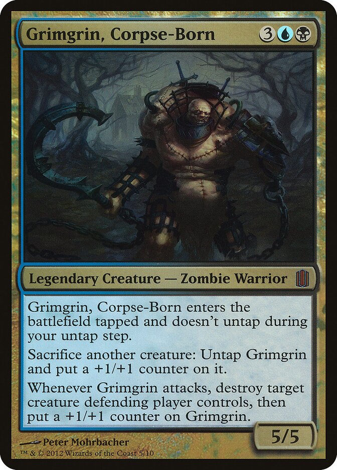 Grimgrin, Corpse-Born card front