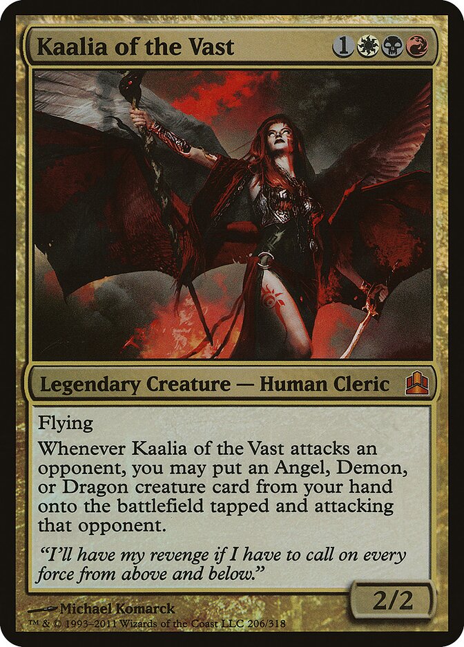 Kaalia of the Vast card front