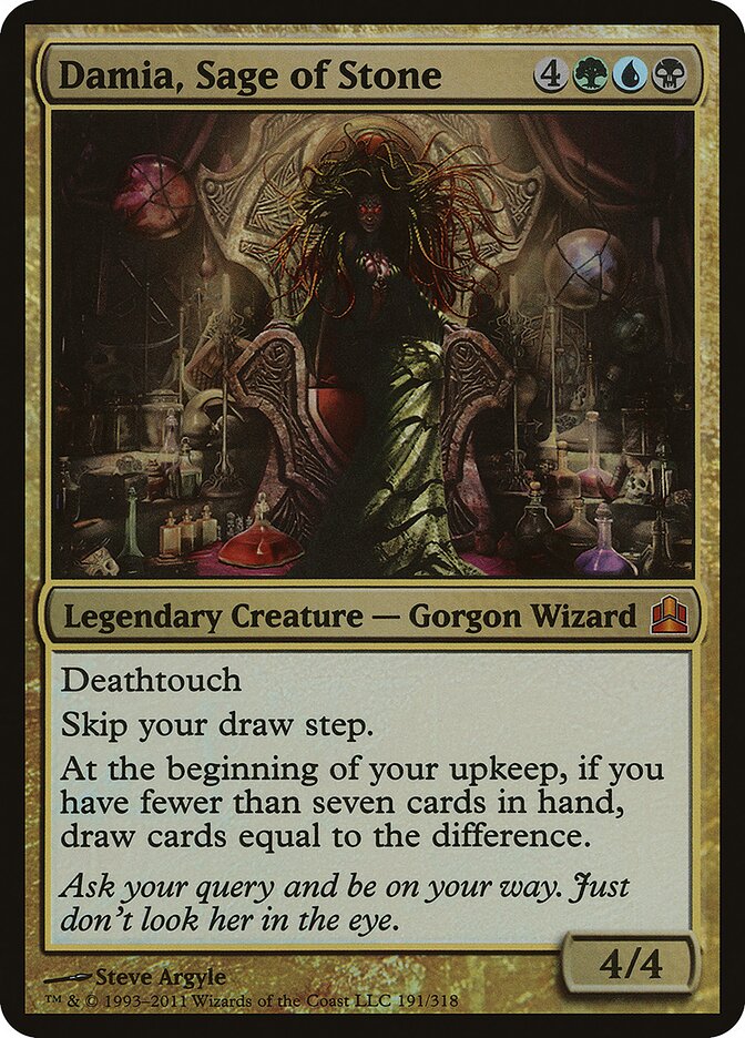 Damia, Sage of Stone card front