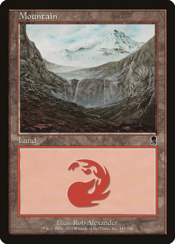 Mountain card front
