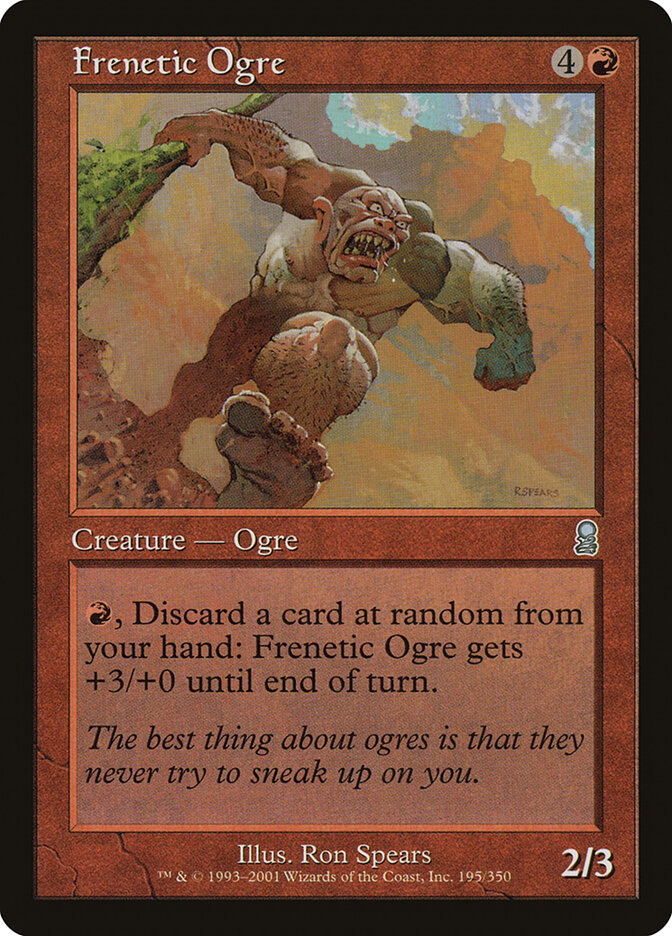 Frenetic Ogre card front
