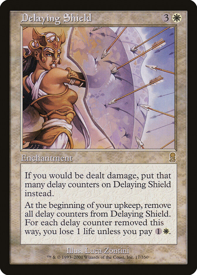 Delaying Shield card front