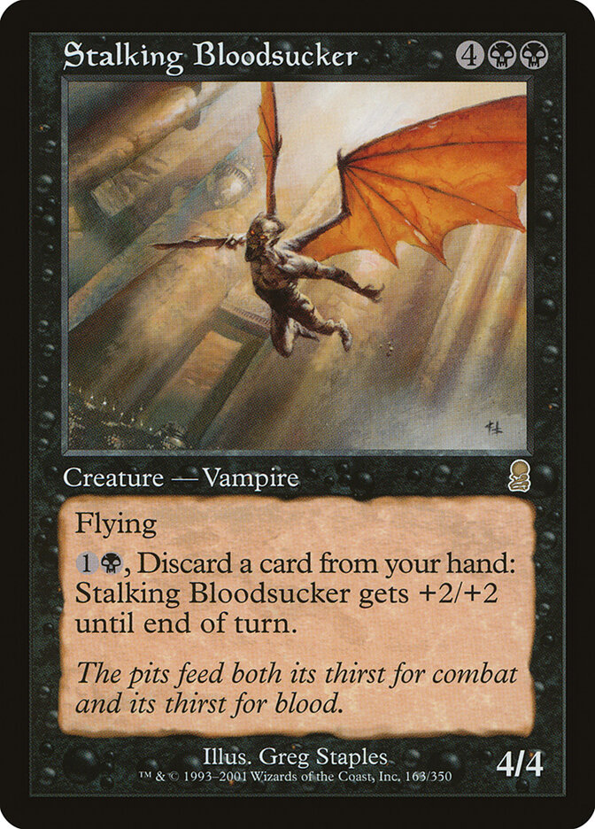 Stalking Bloodsucker card front