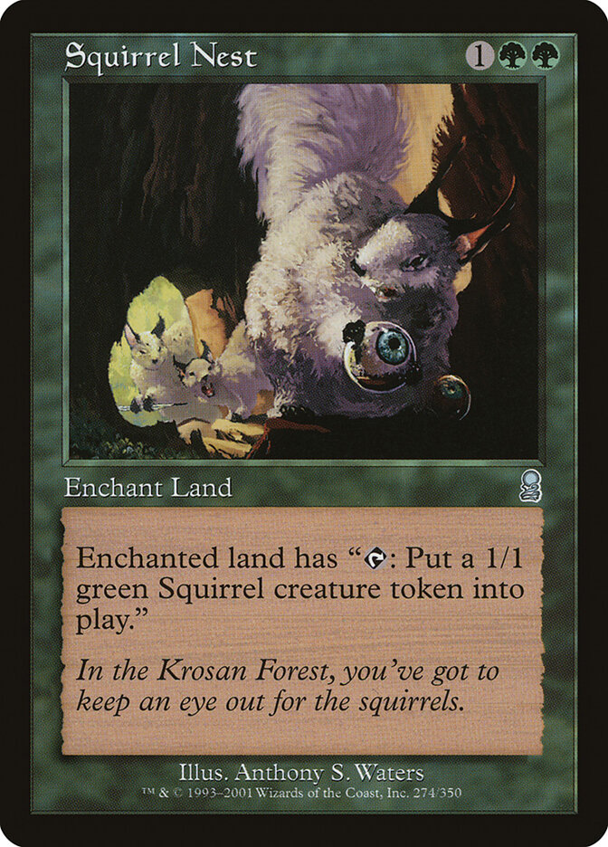 Squirrel Nest card front