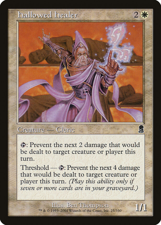 Hallowed Healer card front