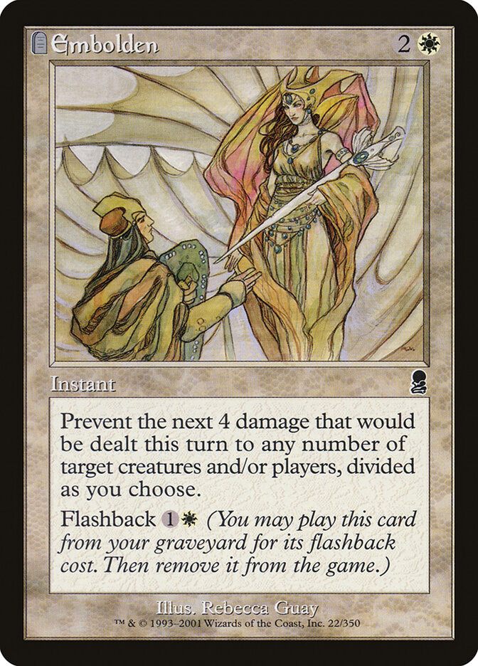 Embolden card front