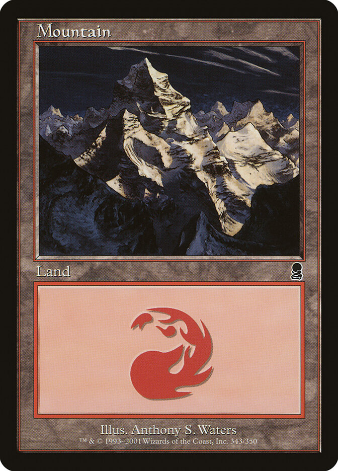 Mountain card front