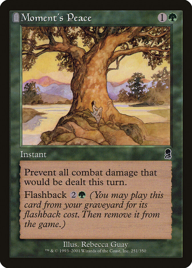 Moment's Peace card front