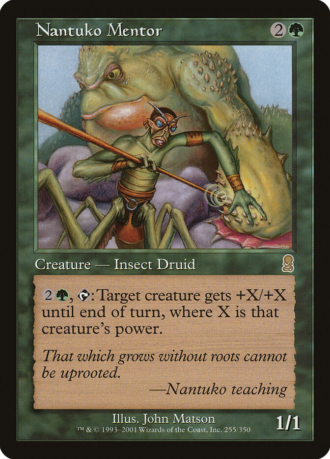 Nantuko Mentor card front