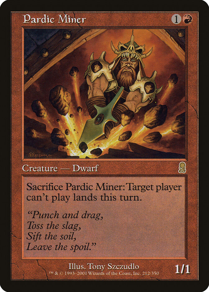 Pardic Miner card front