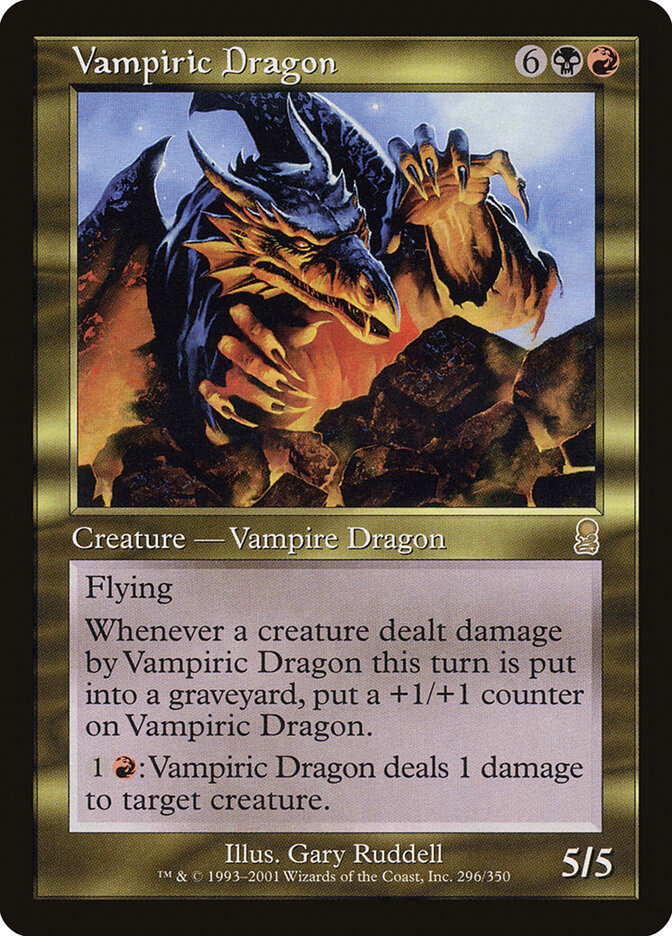 Vampiric Dragon card front