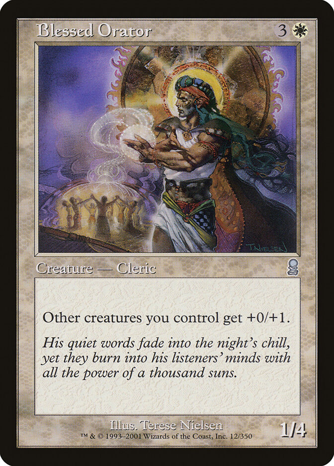 Blessed Orator card front