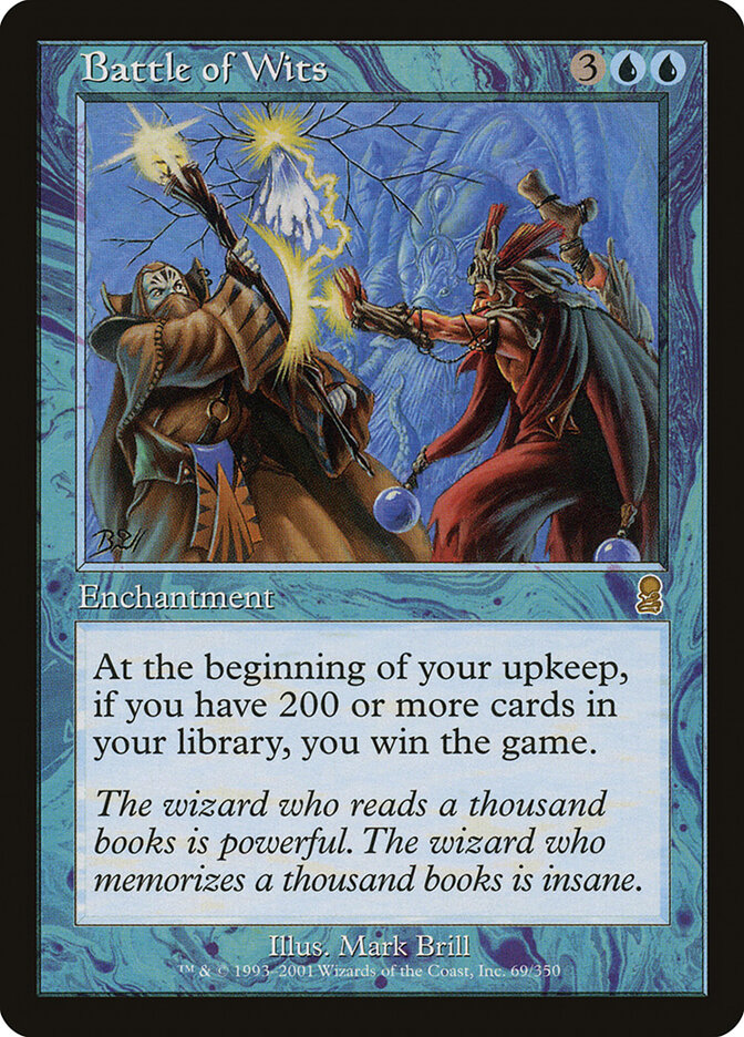 Battle of Wits card front