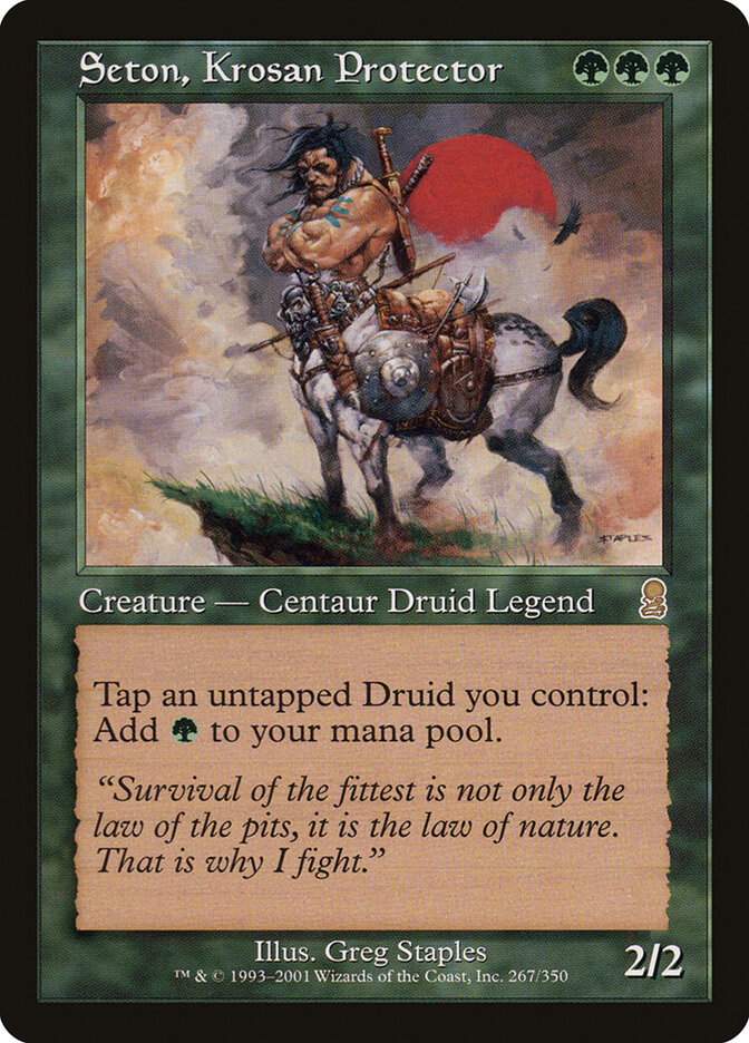 Seton, Krosan Protector card front