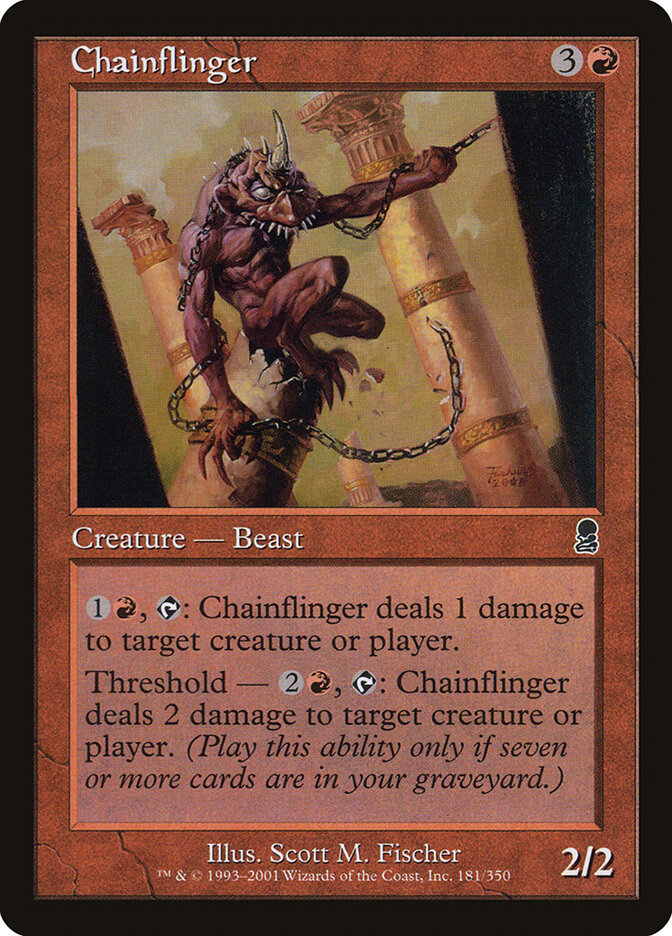 Chainflinger card front