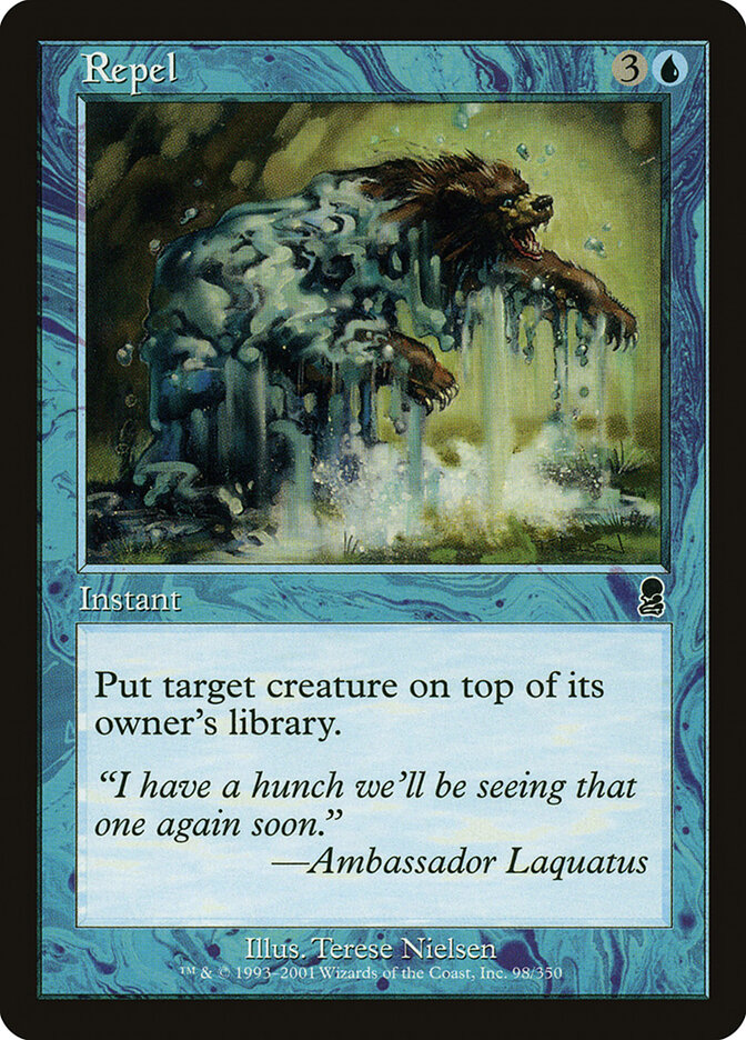 Repel card front