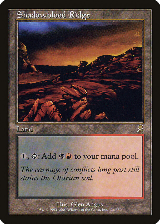 Shadowblood Ridge card front
