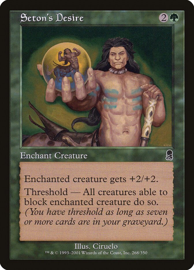 Seton's Desire card front