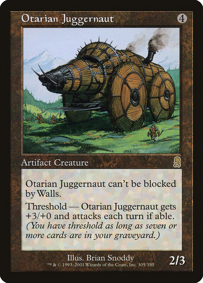 Otarian Juggernaut card front