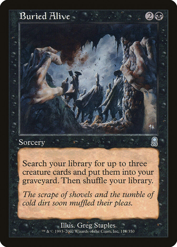 Buried Alive card front