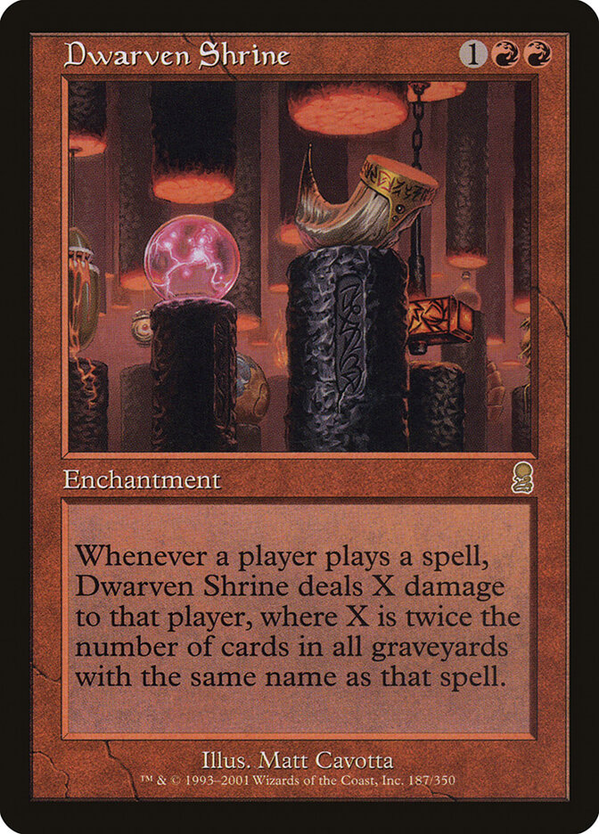 Dwarven Shrine card front