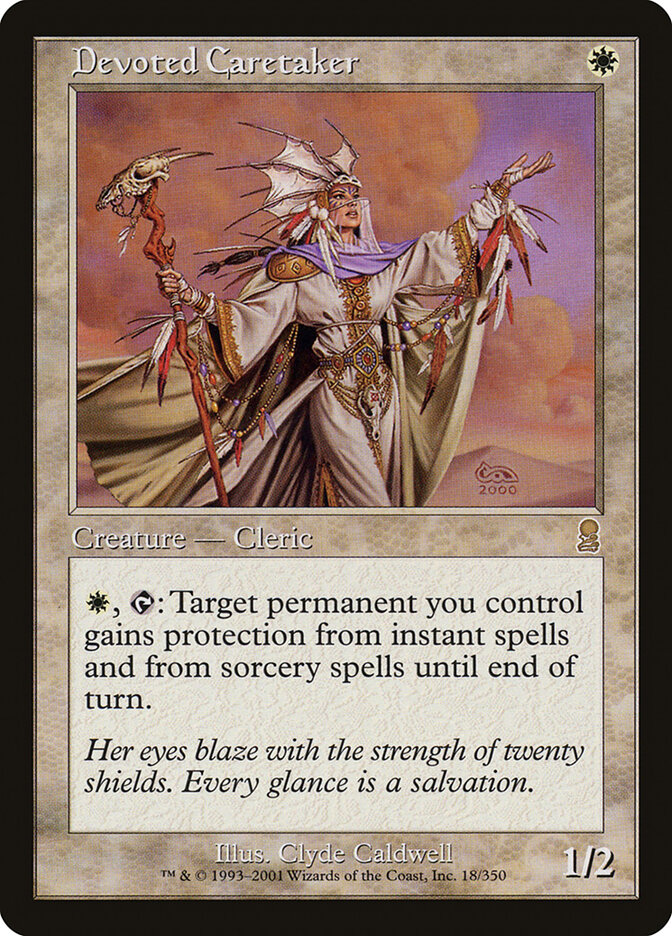 Devoted Caretaker card front
