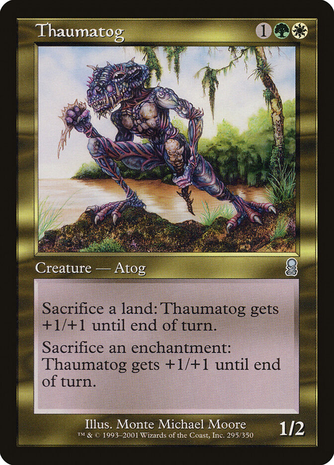 Thaumatog card front