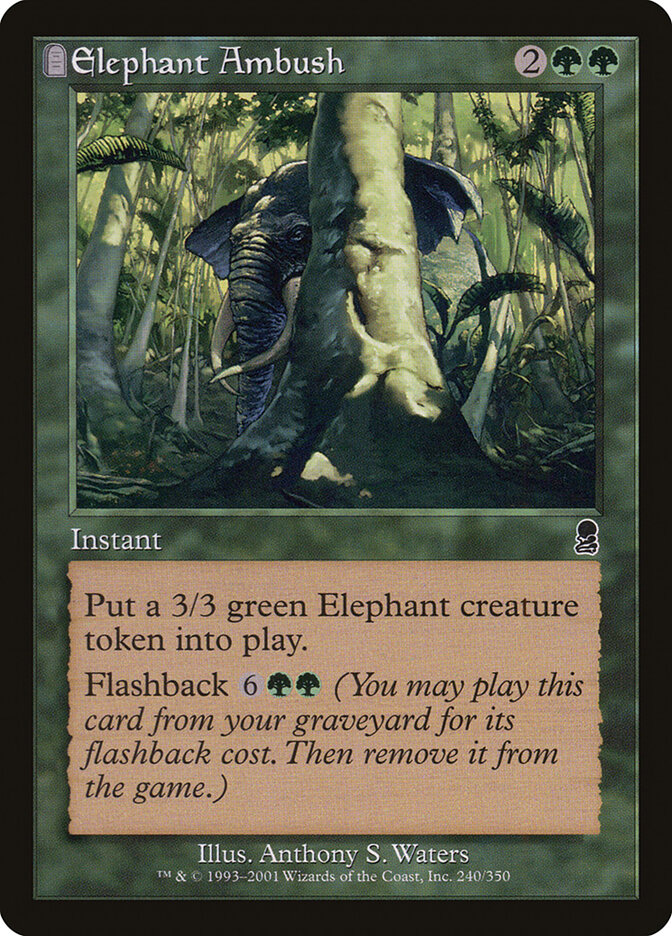 Elephant Ambush card front
