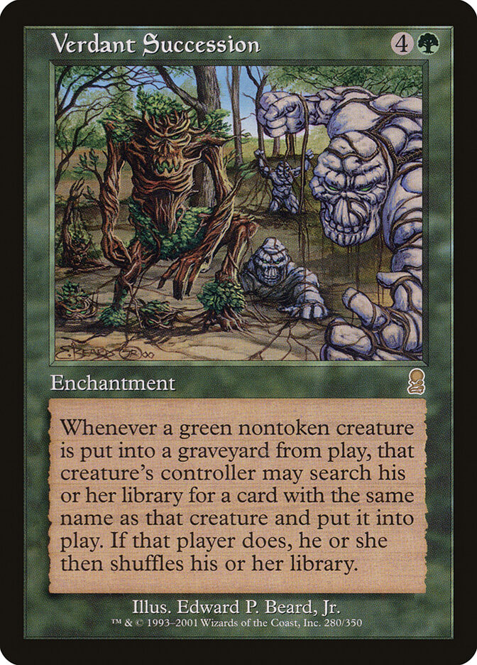Verdant Succession card front