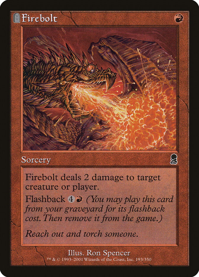 Firebolt card front
