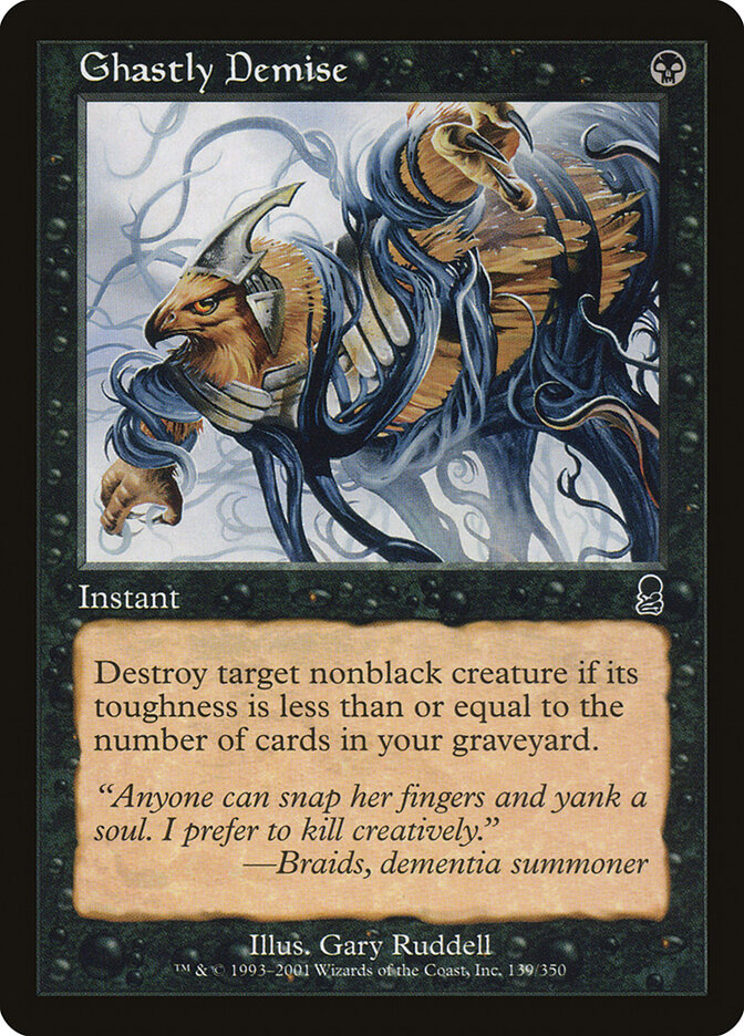 Ghastly Demise card front